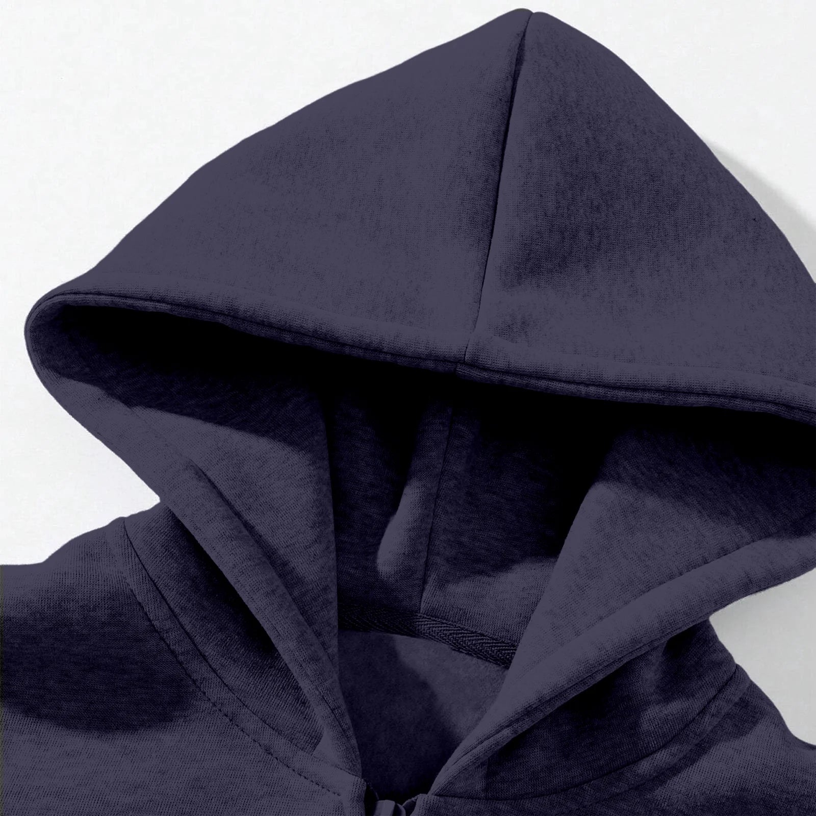 Men'S Quarter Zip Hoodies Zip up Solid Color Hoodie Long Sleeve Drop Shoulder Sweatshirt Casual Pullover Navy XL